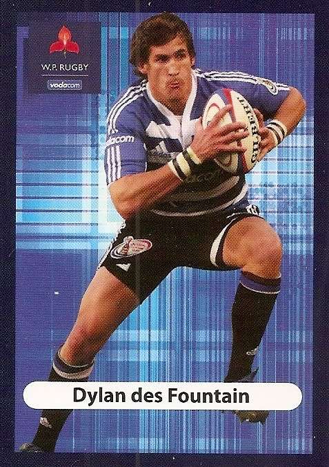 DYLAN DES FOUNTAIN (Stormers) - BIG BALL RUGBY COLLECTION  2009 -  BASE TRADING CARD