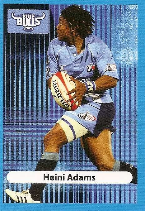 HEINI ADAMS (Bulls) - BIG BALL RUGBY COLLECTION  2009 -  BASE TRADING CARD