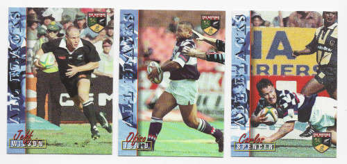 ALL BLACKS - PANINI RUGBY CARD COLLECTION 1997 - Complete Set of 30 Trading Cards - 5 Signed card