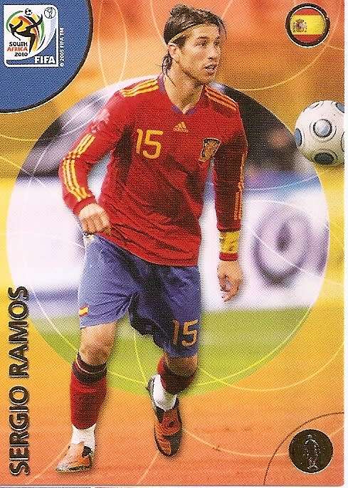SERGIO RAMOS - PANINI PREMIUM `WORLD CUP 2010` - PREMIUM `BASE` TRADING CARD 193