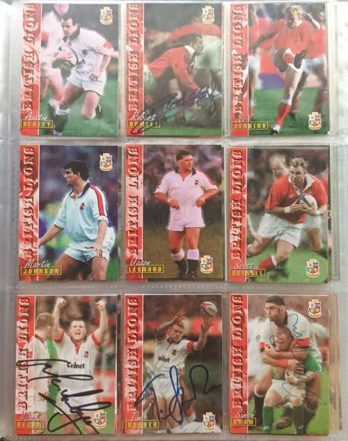 PANINI RUGBY CARD COLLECTION 1997 - Complete Set of 115 Trading Cards - Plus 27 Signed cards