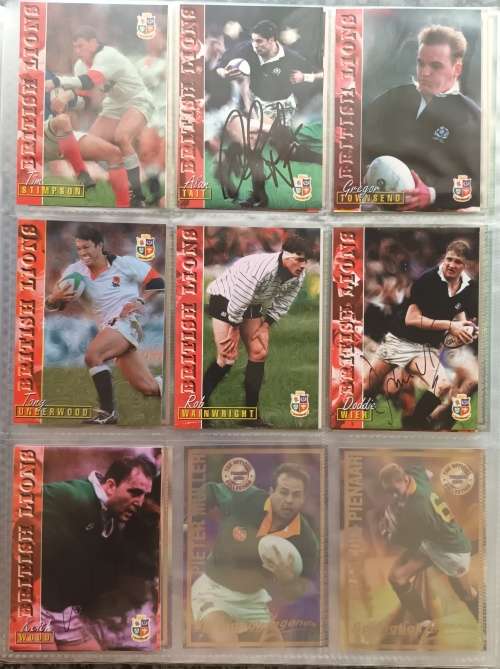 PANINI RUGBY CARD COLLECTION 1997 - Complete Set of 115 Trading Cards - Plus 27 Signed cards