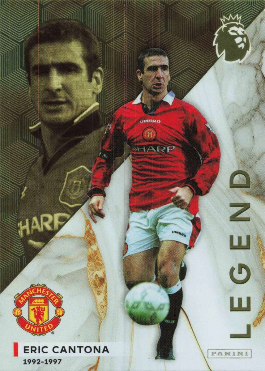 ERIC CANTONA - PANINI English Premier League 2023/24 - RARE `LEGEND LIMITED EDITION` CARD