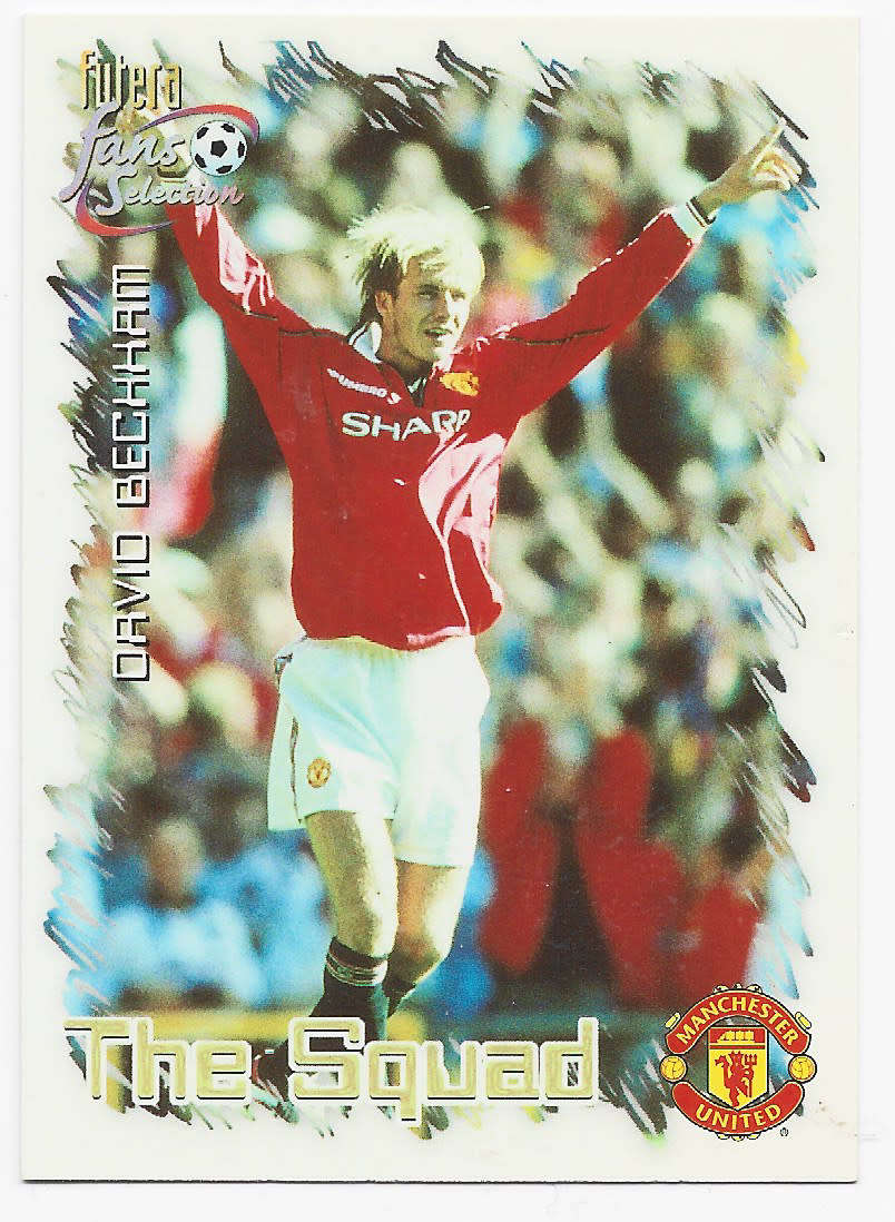 DAVID BECKHAM - FUTERA `MANCHESTER UNITED` FANS SELLECTION 1997 - BASE TRADING CARD 23