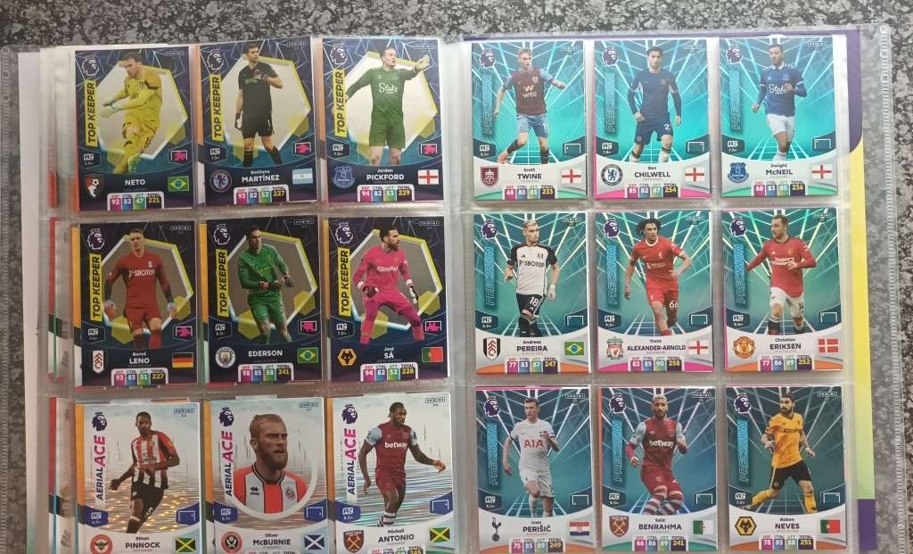 PANINI English Premier League 23/2024 -  COMPLETE 459 TRADING CARD COLLECTION - NO Golden Ballers