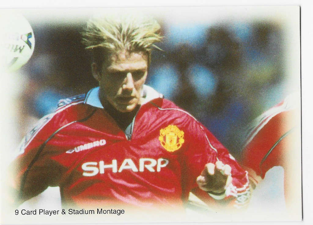 DAVID BECKHAM - FUTERA `MANCHESTER UNITED` FANS SELLECTION 1999 - BASE TRADING CARD 76