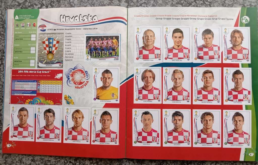 PANINI FIFA WORLD CUP 2014 STICKER COLLECTION - ALMOST COMPLETE BOOK
