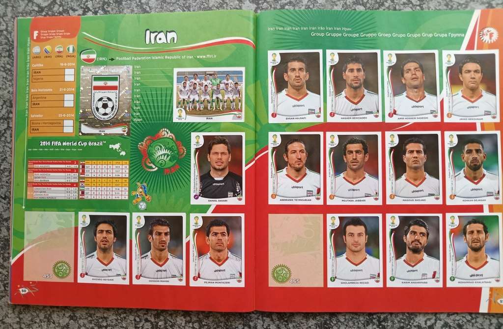 PANINI FIFA WORLD CUP 2014 STICKER COLLECTION - ALMOST COMPLETE BOOK