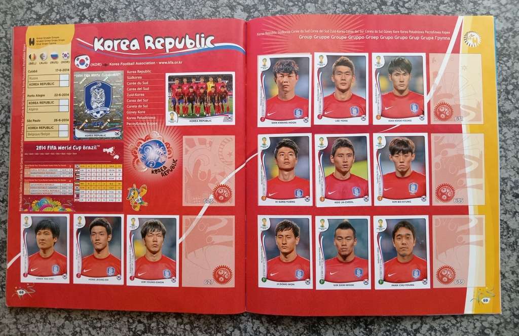 PANINI FIFA WORLD CUP 2014 STICKER COLLECTION - ALMOST COMPLETE BOOK