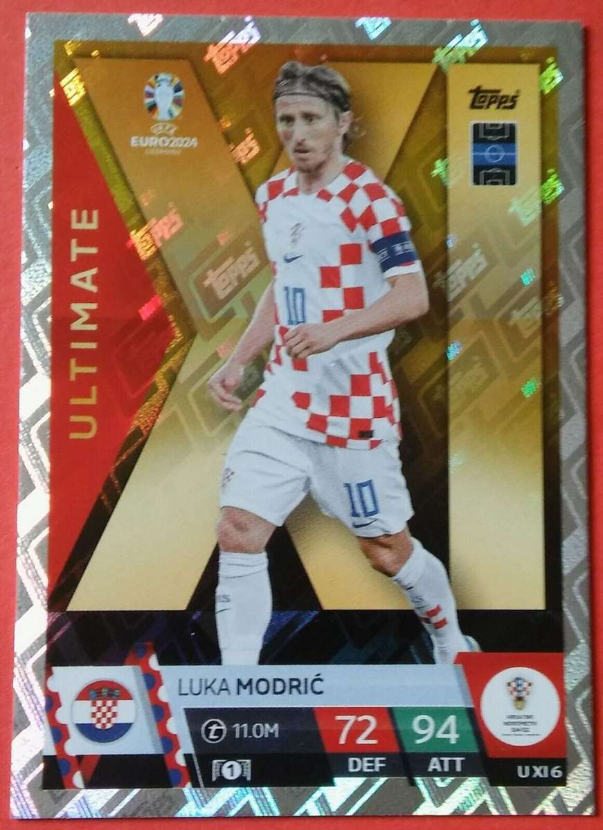 LUKA MODRIC - Topps `UEFA EURO 2024` Collection -  `ULTIMATE` Trading Card