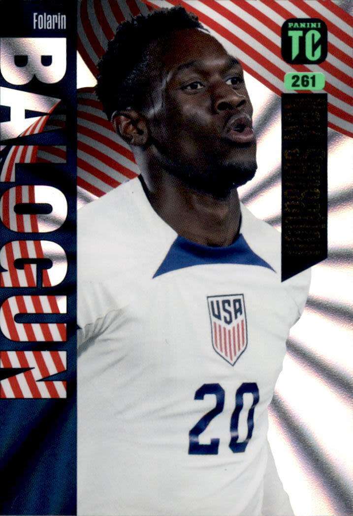 FOLARIN BALOGUN - PANINI `TOP CLASS` 2024 - RARE FOIL `NEW SENSATION` TRADING CARD 261