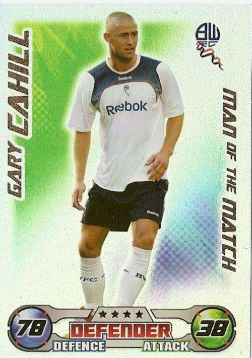 MATCH ATTAX 09 - GARY CAHILL M/MATCH