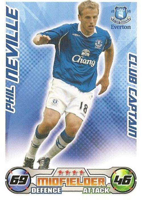 MATCH ATTAX EXTRA - Phill Neville Club Captain
