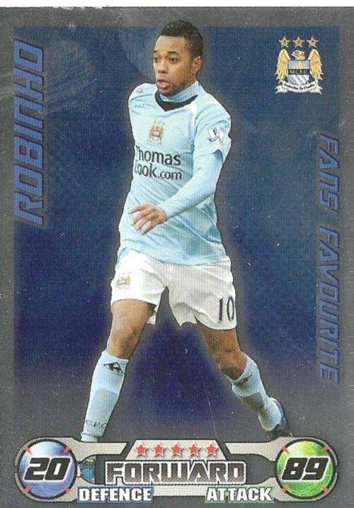 MATCH ATTAX EXTRA 09 - ROBINHO Fans Favourite