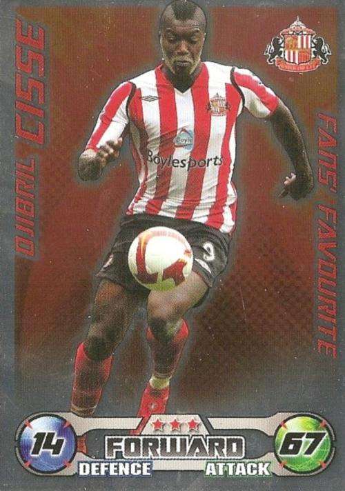 Match Attax Extra 09 - D. Cisse Fans Favourite