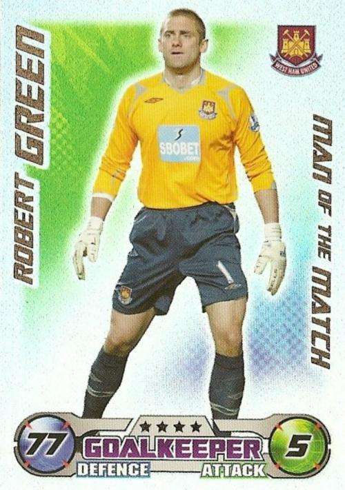MATCH ATTAX EXTRA 08/09 - ROBERT GREEN M/MATCH