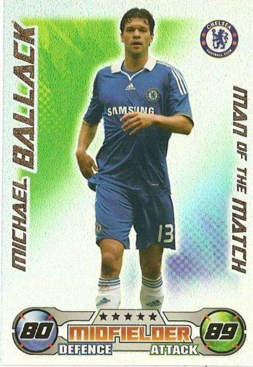 MATCH ATTAX 09 - CHELSEA, BALLACK M/MATCH