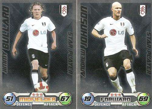 MATCH ATTAX 08/09 - FULHAM STAR PLAYERS