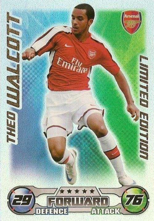 MATCH ATTAX 08/09 - THEO WALCOTT LIMITED EDITION