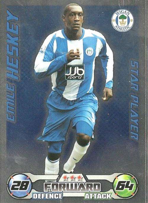 MATCH ATTAX 08/09 - EMILE HESKEY STAR PLAYER