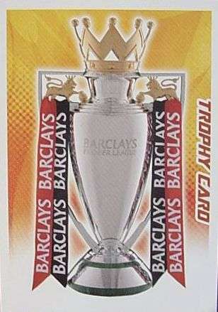 MATCH ATTAX EXTRA 09 - LIMITED EDITION TROPHY CARD