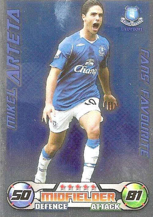 MATCH ATTAX EXTRA 09 - MIKEL ARTETA FANS FAVOURITE