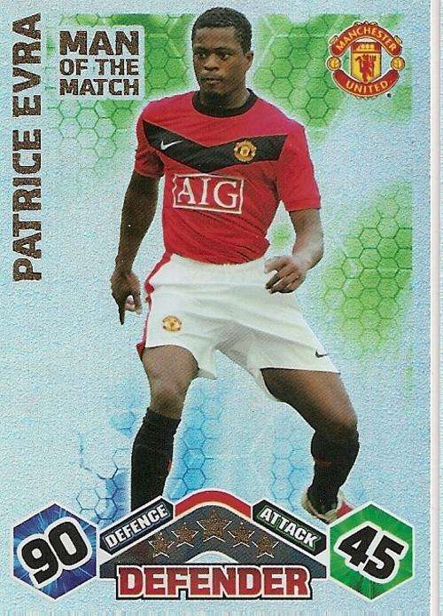 MATCH ATTAX 09/10  - PATRICE EVRA M/MATCH