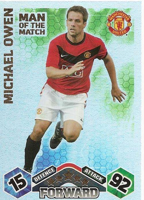 MATCH ATTAX 09/10 - MICHAEL OWEN M/MATCH