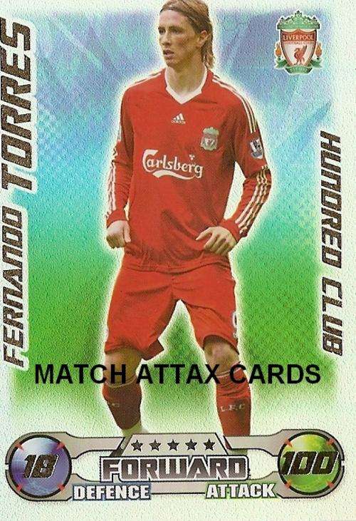MATCH ATTAX 08/09 - FERNANDO TORRES 100 CLUB