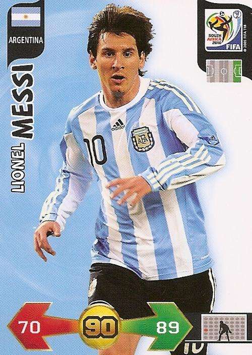 FIFA 2010 ADRENALYN XL - LIONEL MESSI BASE CARD