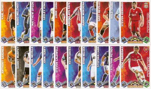 MATCH ATTAX EXTRA 09/10 - COMPLETE SET 20 CLUB CAPTAINS