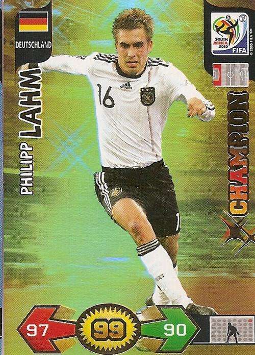 FIFA 2010 ADRENALYN XL - PHILLIP LAHM CHAMPION CARD