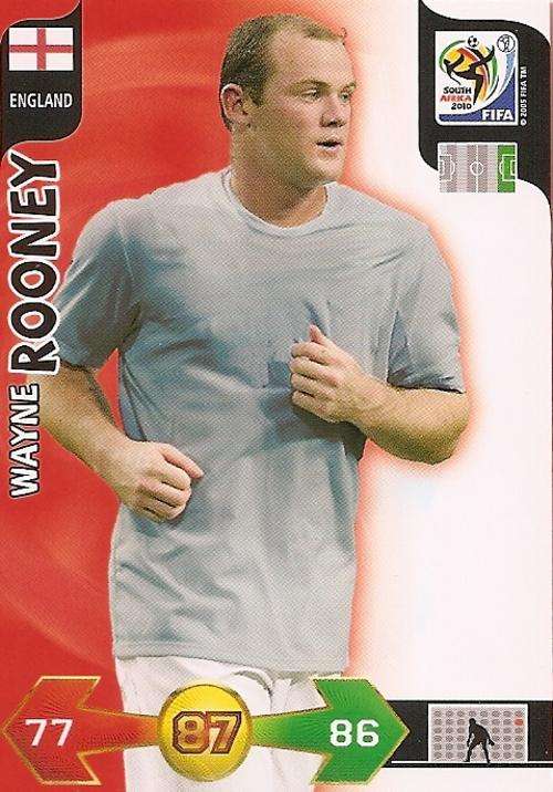 FIFA 2010 ADRENALYN XL - WAYNE ROONEY BASE CARD