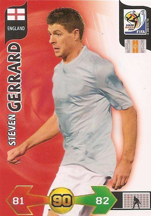 FIFA 2010 ADRENALYN XL - STEVEN GERRARD BASE CARD