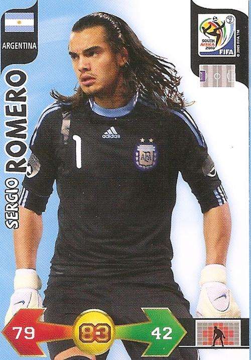 FIFA 2010 ADRENALYN XL - SERGIO ROMERO BASE CARD