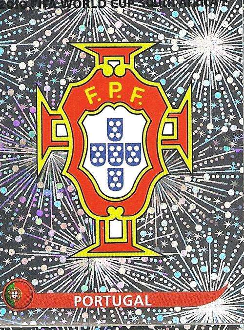 PANINI WORLD CUP 2010  STICKERS - PORTUGAL EMBLEM STICKER No 544