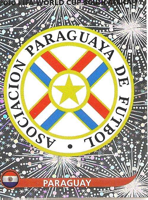 PANINI WORLD CUP 2010 STICKERS - PARAGUAY EMBLEM STICKER No430
