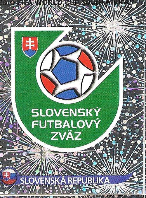 PANINI WORLD CUP 2010 STICKERS - SLOVAKIA EMBLEM STICKER No 468