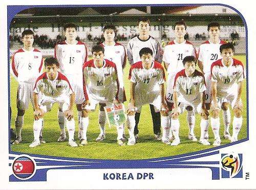 PANINI WORLD CUP 2010 STICKERS - KOREA DPR STICKER No505