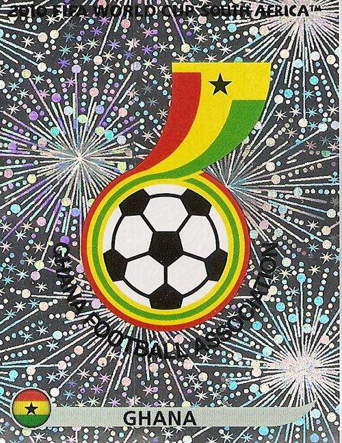 PANINI WORLD CUP STICKERS - GHANA EMBLEM STICKER No 316