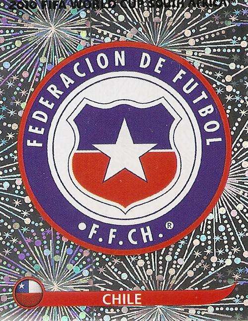 PANINI WORLD CUP 2010 STICKERS - CHILE EMBLEM STICKER No 620