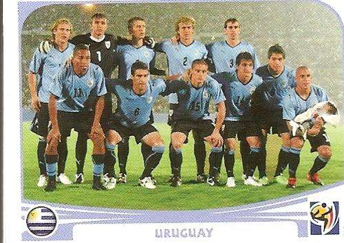 PANINI WORLD CUP STICKERS 2010 - URUGUAY TEAM No 68