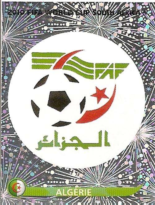 PANINI WORLD CUP 2010 STICKERS - ALGERIA EMBLEM No 221