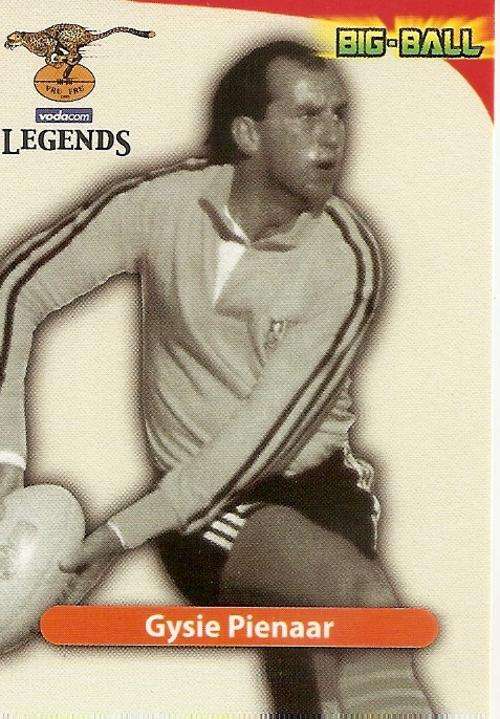 2010 BIG BALL RUGBY COLLECTION - GYSIE PIENAAR - LEGENDS (CH41)