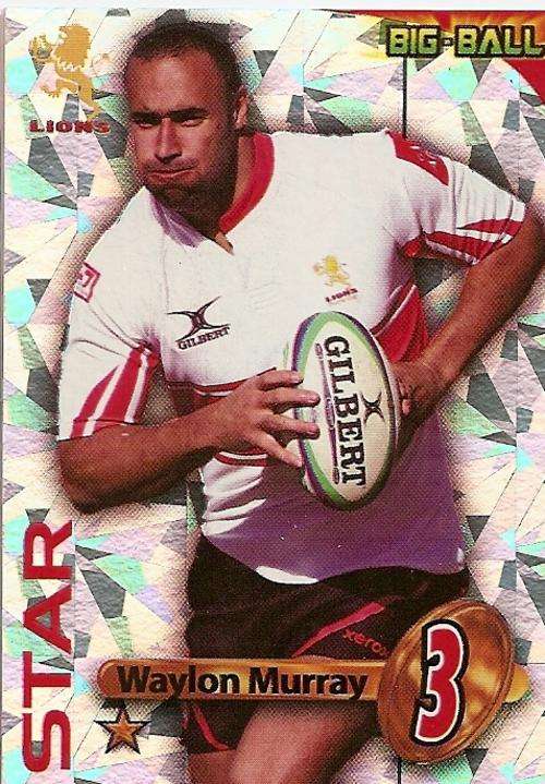 2010 BIG BALL RUGBY COLLECTION - WAYLON MURRAY STAR PLAYER (GL36)