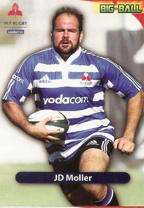 BIG BALL 2010 RUGBY COLLECTION - JD MOLLER BASE CARD WP20
