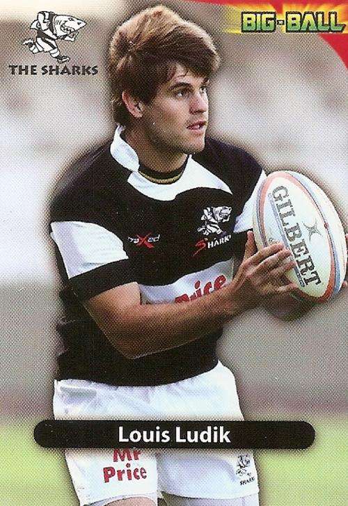 BIG BALL 2010 RUGBY COLLECTION - LOUIS LUDIK BASE CARD TS16
