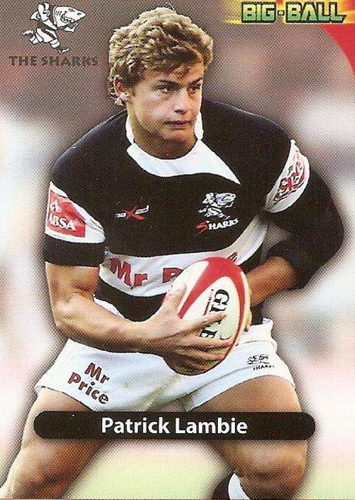 BIG BALL 2010 RUGBY COLLECTION - PATRICK LAMBIE BASE CARD TS22
