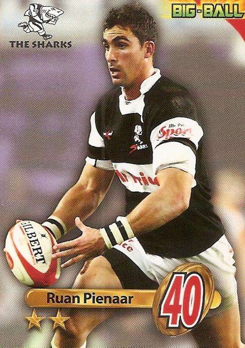BIG BALL 2010 RUGBY COLLECTION - RUAN PIENAAR BASE CARD TS26
