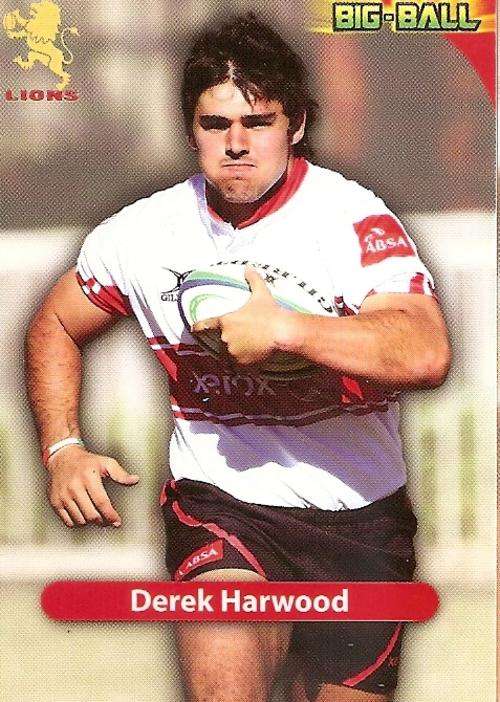 DEREK HARWOOD - BIG BALL 2010 RUGBY COLLECTION -  BASE TRADING CARD GL09